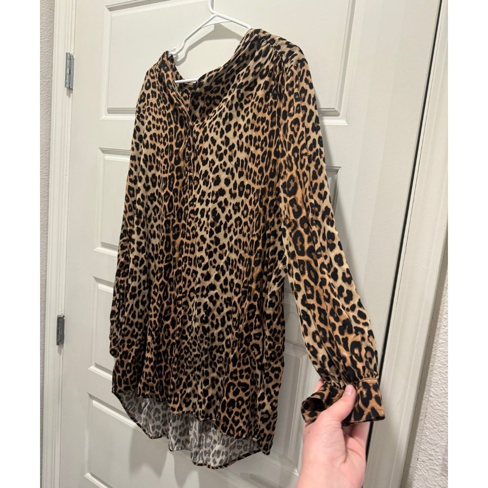 H&M leopard Tunic Dress NWOT